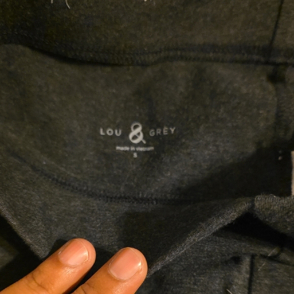 Lou & Grey Charcoal Kids Leggings - Picture 3 of 3